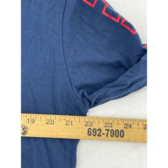 Marvel Comics Captain America Men's Blue Long Sleeve Graphic Tee T Shirt Size XL - Picture 5 of 7